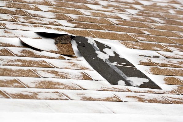 winter roof problems, winter roof damage, winter storm damage, Ashtabula